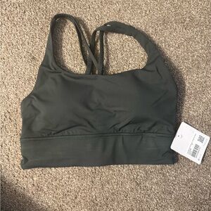 Lululemon Athletica Sports Bra Size Four Rainforest Green